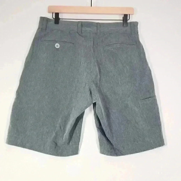 Vintage 1946 Shorts Lightweight Performance Golf Casual 9" Shorts Grey Sz 34 - Picture 2 of 9